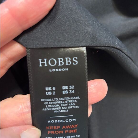 Hobbs Black Dress, 2 - Picture 9 of 10